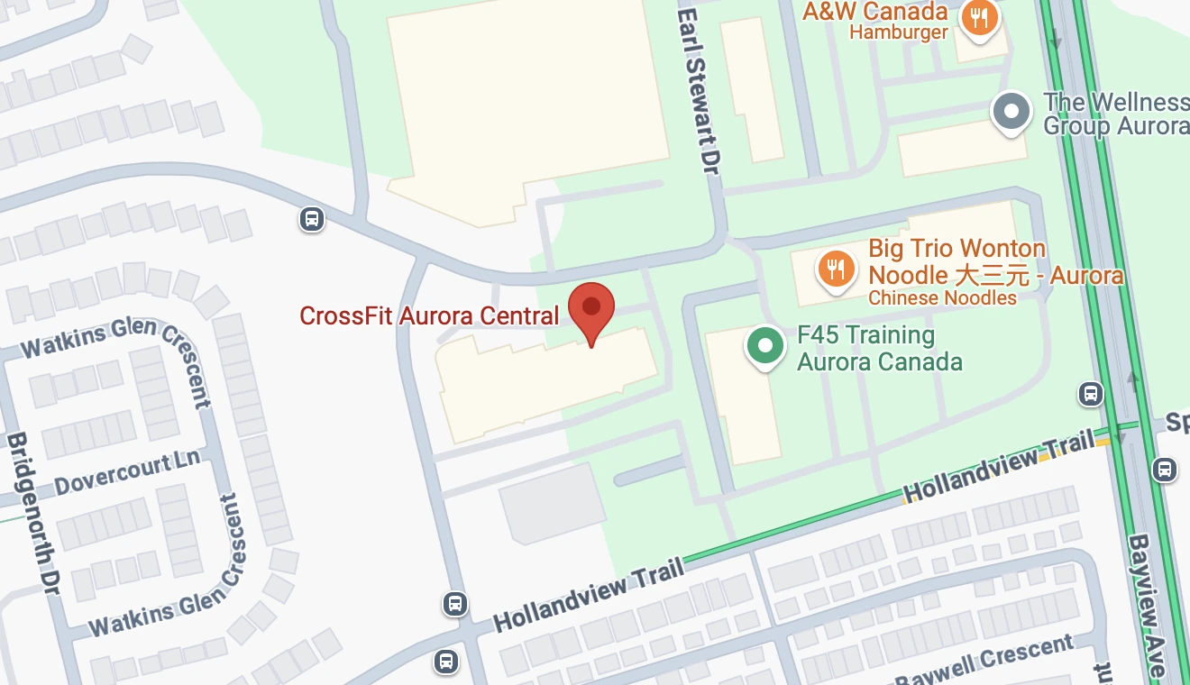 CrossFit Aurora Central location map
