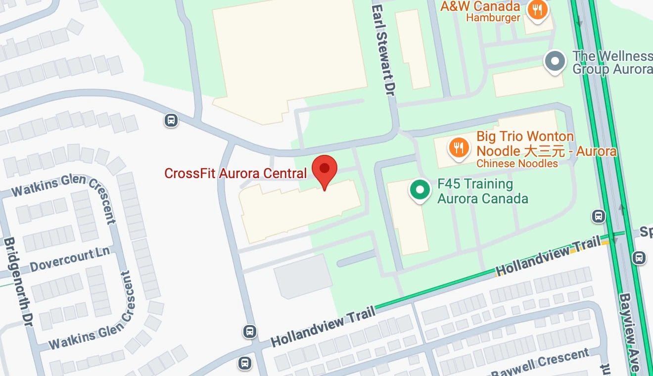 CrossFit Aurora Central location map