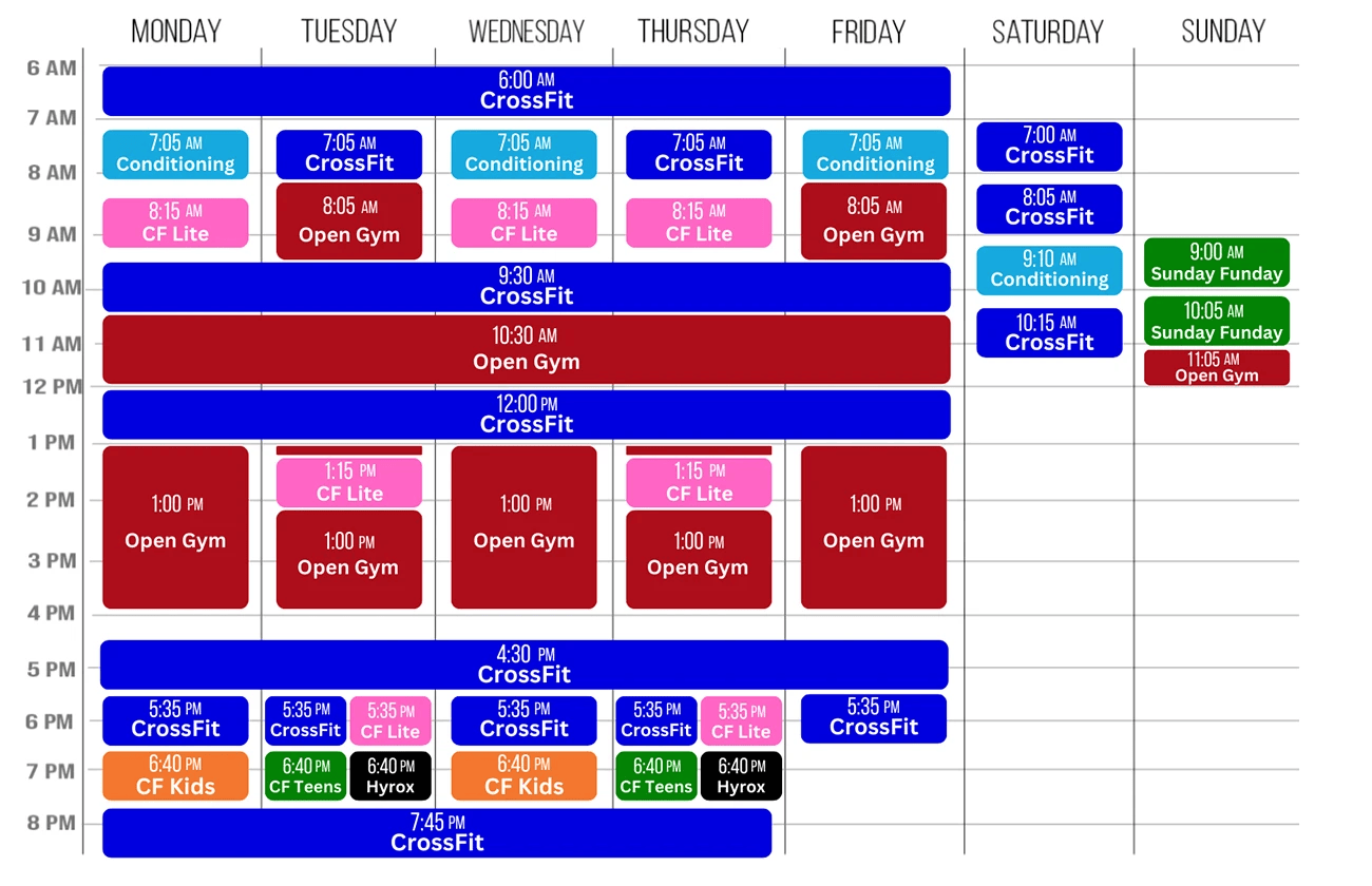 Newmarket workout schedule